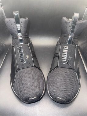 Size 6 - Puma Fierce Core Black Wmns, 188977-01, Very Clean, No Box, Excellent